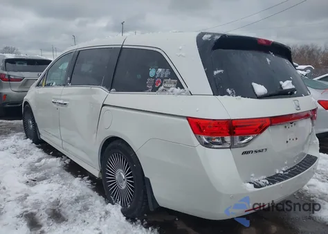 2014 Honda Odyssey Touring/Touring Elite из США, поврежденный, VIN 5FNRL5H91EB133759